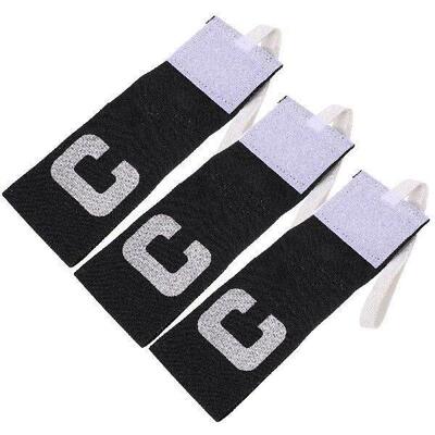 3 Pcs Captain Armband Adjustable Soccer Bands Headband Team