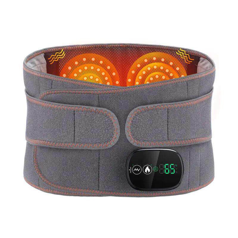 Rechargable Vibration&Heating Belt Red Light Hot Compress He