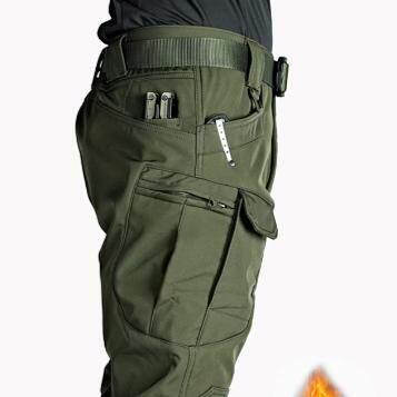 Men Straight Leg Cargo Pants Loose Casual Tactical Work