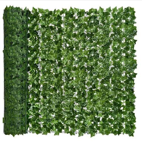 Artificial Ivy Fence Plant Grass Wall Panel Faux Green Leaf