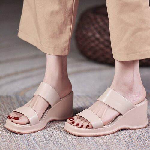 Wedge Slippers Women