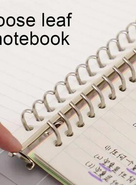 A5B5A4 Loose Leaf Notebook Ring Binder Dairy Paper 60 Sheets