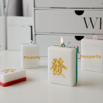 Chinese Style Mahjong Incense Candles Smokeless Household