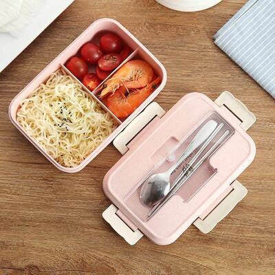wheat straw lunch box for women korean lunch box can be