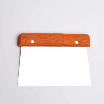 Stainless steel Bake Scraper Trapezoidal Cream Cake Dough Kn