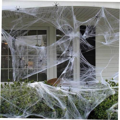 Halloween Decorations Artificial Spider Web Super Stretch Co