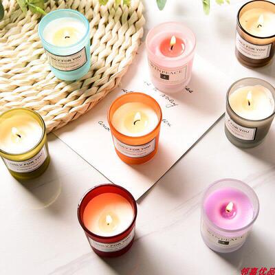 non-smoking, scented glass candles candle smokeless 香薰蜡烛