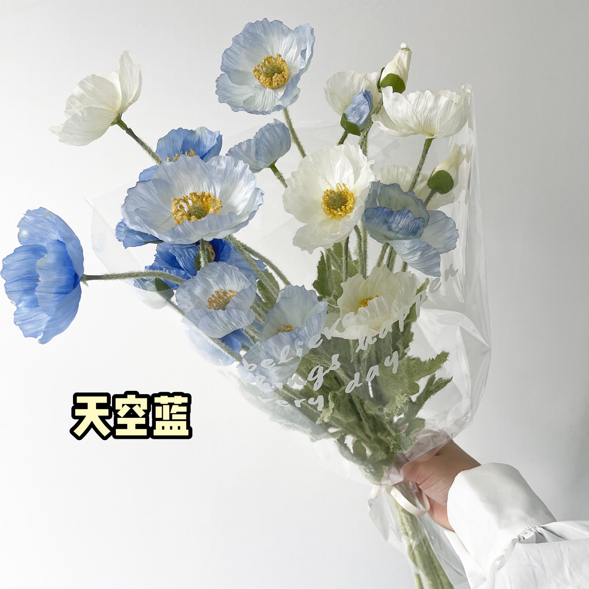 仿真花虞美人绢花小罂粟花家居装饰婚庆布置摄影摆件绿植花卉