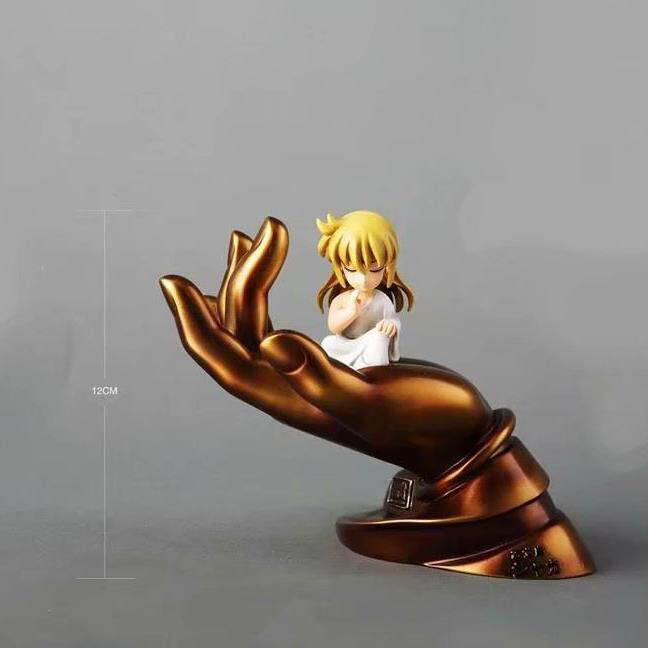 云祥社黄金圣斗士 处女座沙加童年 佛祖大手地台 套装 幼年 手办