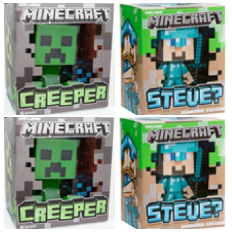 我的世界 苦力怕 史蒂夫 大版 游戏周边 手办 模型 摆件