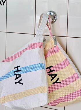 HAY Candy Stripe Wash Bag洗漱包 旅行便携收纳包 浴室化妆包