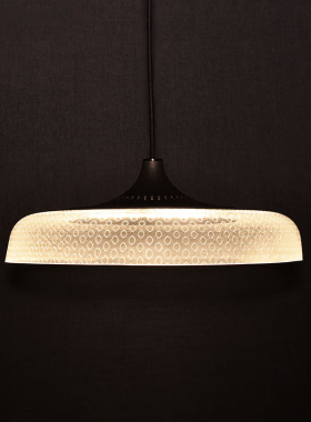 艾舍人台湾客餐厅书房卧室现代简约中式灯LED典藏吊灯定制黑色