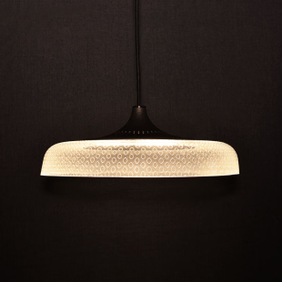 艾舍人台湾客餐厅书房卧室现代简约中式 灯LED典藏吊灯定制黑色