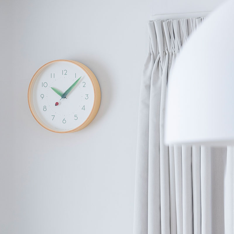 Lemnos创意木质田园挂钟