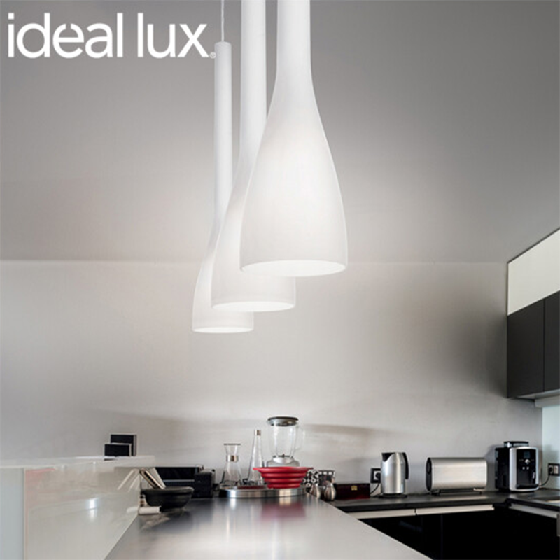 Ideallux极简玻璃吊灯北欧风