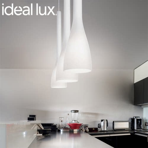 Ideallux极简玻璃吊灯北欧风