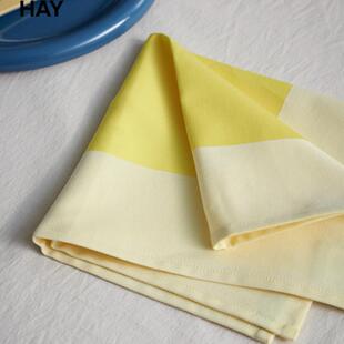 耐用易洗 HAY 北欧风棉质柔软亲肤餐巾 简约色彩 餐巾 Ram Napkin