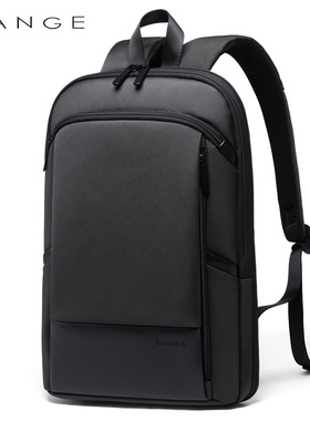 BANGE双肩包超薄背包男可扩容大容量商务多功能电脑防水backpack