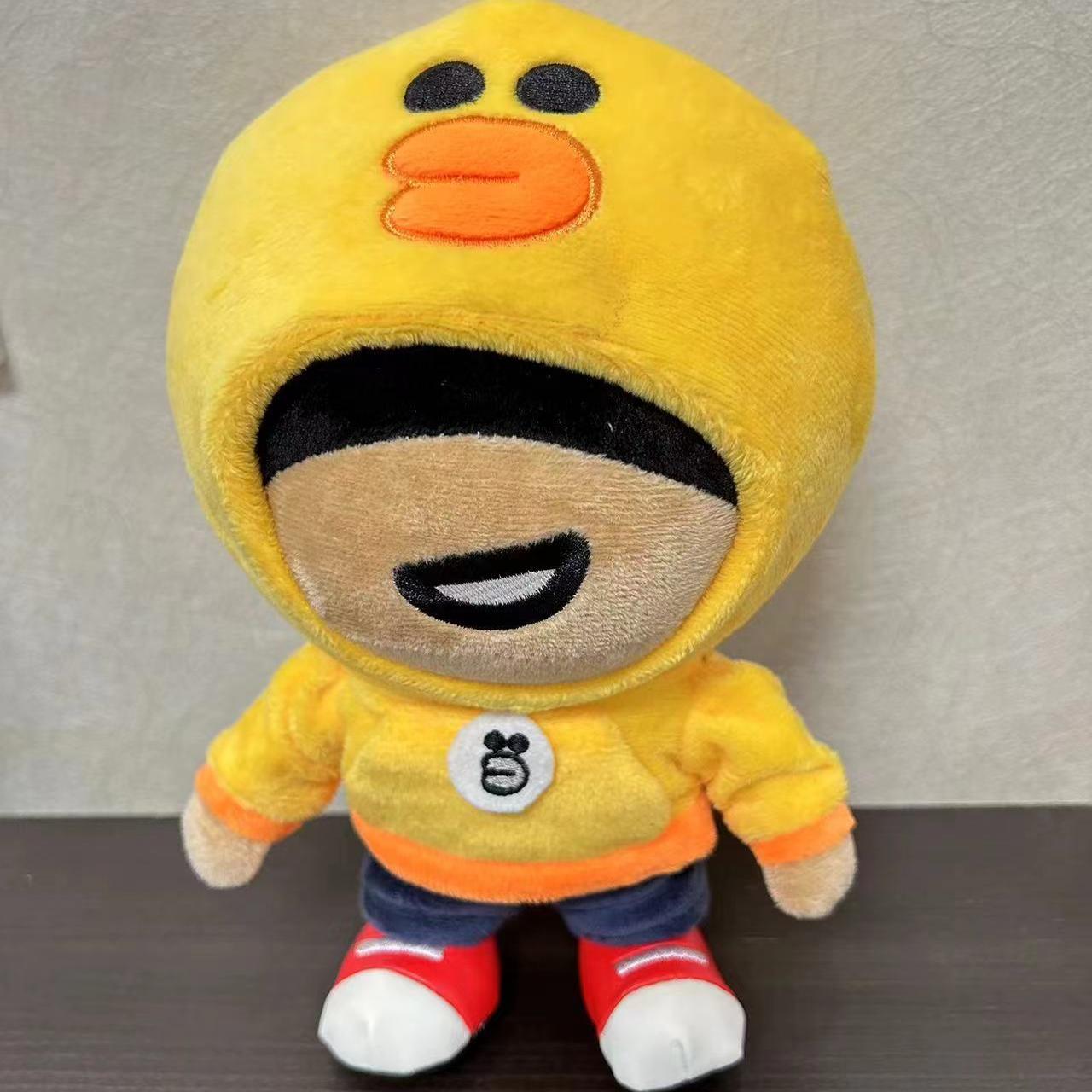 新款荒野乱斗斯派克玩偶周边毛绒里昂公仔英雄玩具手办卡通游戏送