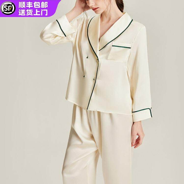 100%桑蚕丝轻奢家居服套装礼盒装