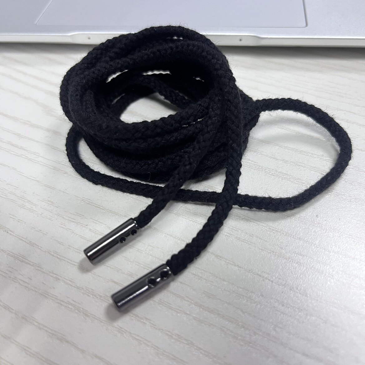 潮单品CHI文艺风时尚原棉绳派克服辅料配件帽绳裤腰抽绳系带3mm细