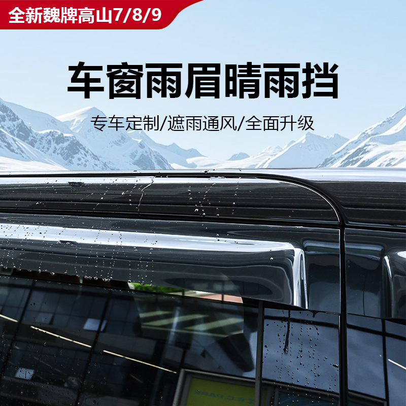 魏牌高山8晴雨挡外饰件