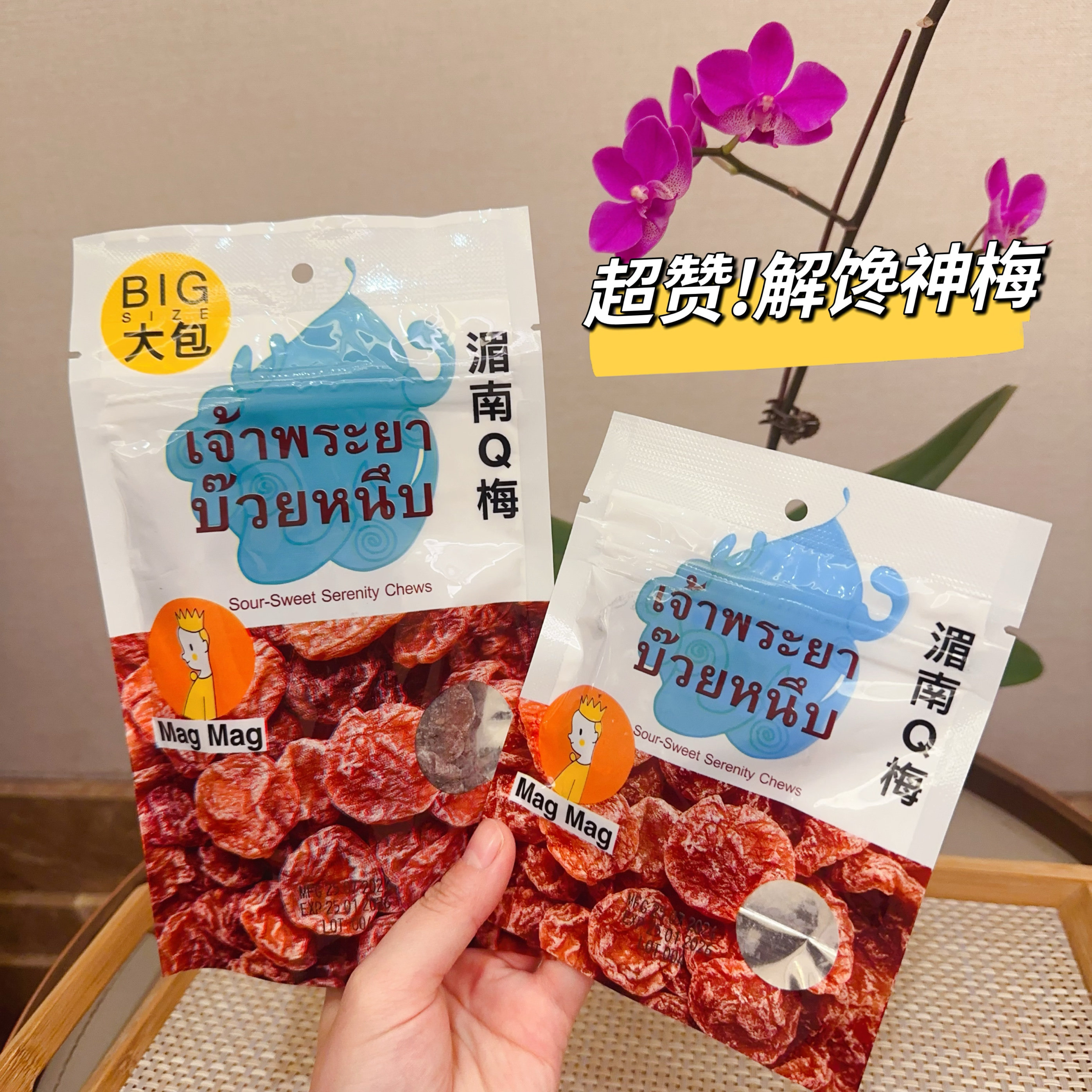 炒好吃泰国Q梅泰国酸爽还魂梅湄南梅子纯肉梅子干进口话梅泰味