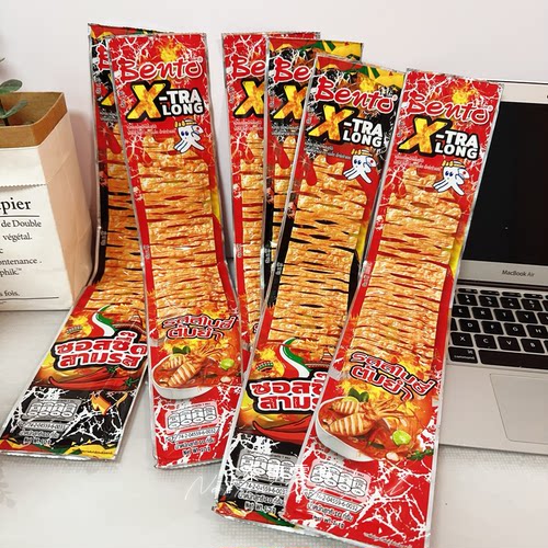 好吃！辣！bentu泰国进口辣味手撕即食鱿鱼干丝香辣泰式甜辣麻辣