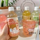 韩国三丽鸥Hello 好喝 有果粒 Kitty水蜜桃柠檬荔枝菠萝美乐蒂