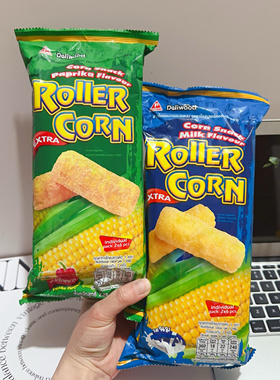 巨巨好吃！泰国711商超玉米脆卷油炸膨化脆皮卷办公室休闲小零食