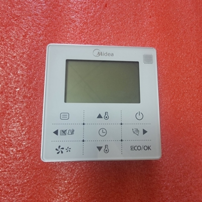 适用于美的中央空调线控器KJR-90D/BK风管机5芯多联机天花机面板