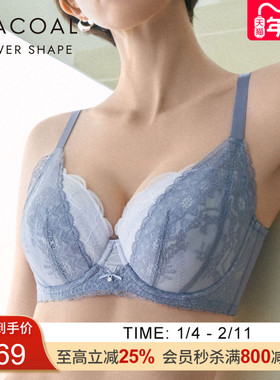 华歌尔Wacoal全罩杯薄款大胸显小内衣文胸女WB8713