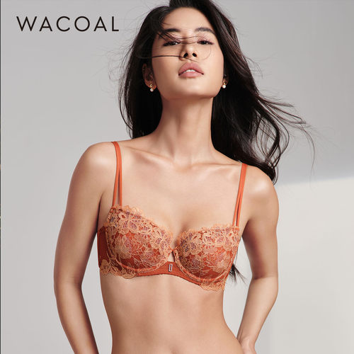 华歌尔Wacoal 超薄性感华丽舒适包容大胸文胸内衣女 WB30M6