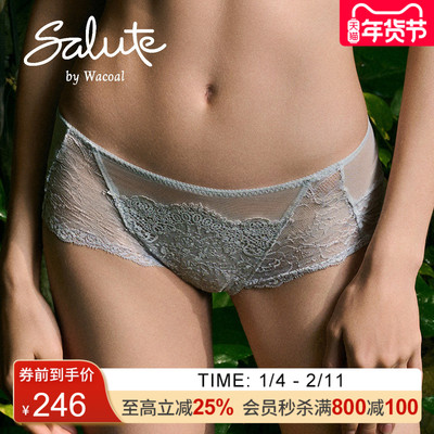 Salute莎露特 欧风刺绣中低腰三角内裤内衣女 LP2153