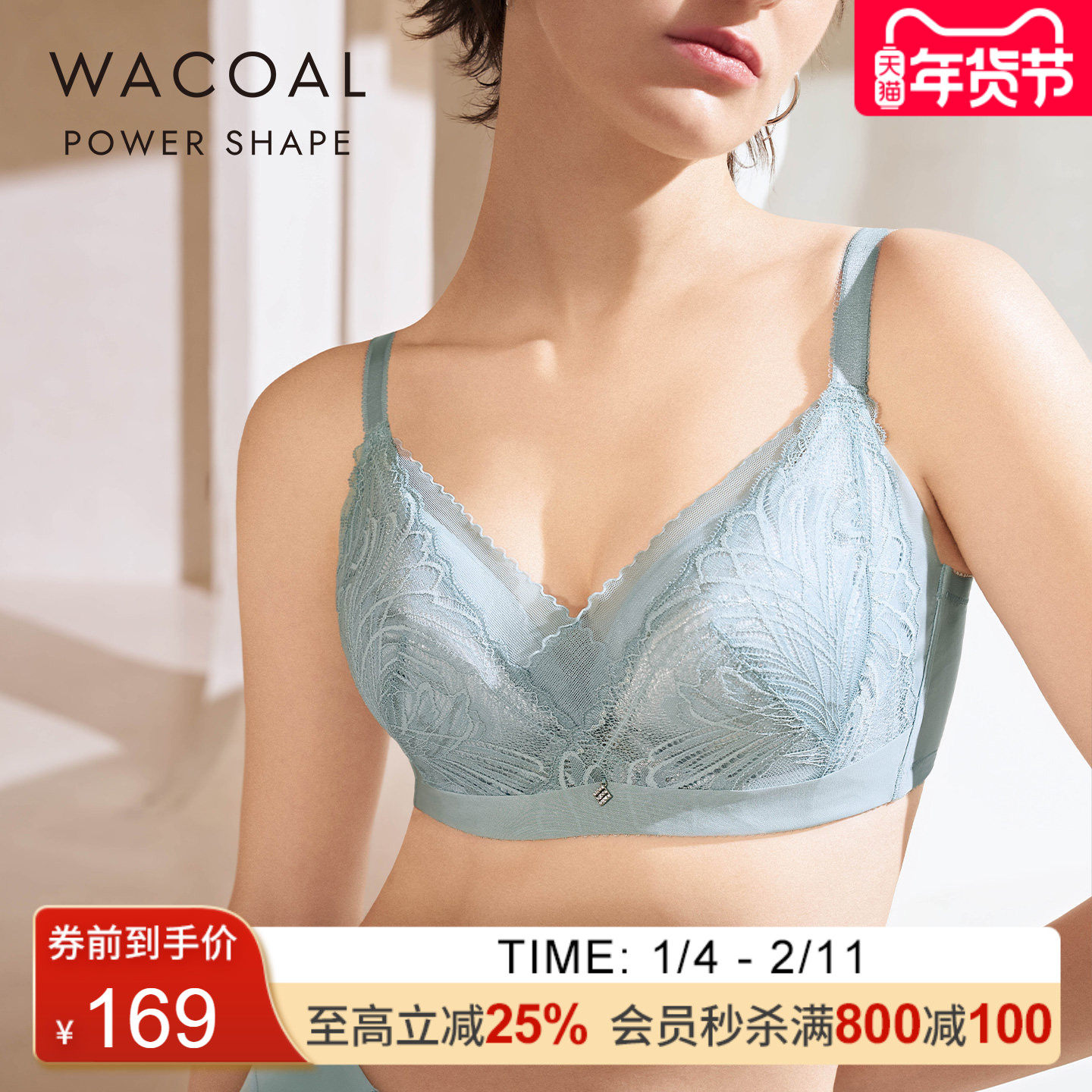 华歌尔PS铂尔西大胸蕾丝全罩杯稳定圆润文胸内衣女WB8813,女士内衣/男士内衣/家居服,文胸,淘宝优惠券,粉丝福利购,淘宝优惠卷