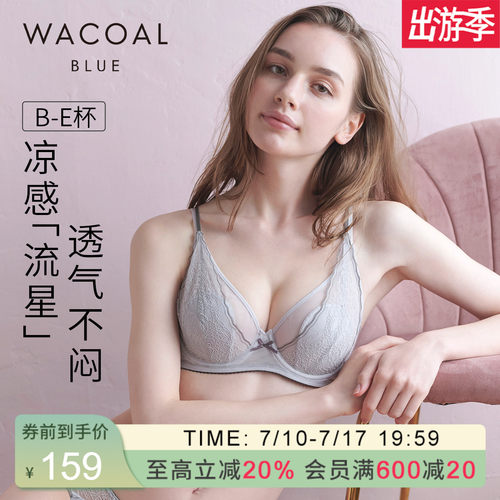 蕾丝薄款舒适软钢圈大胸文胸