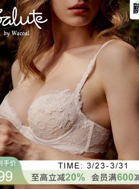 Salute莎露特 奢华唯美刺绣蕾丝聚拢立体文胸罩内衣女 LB3333