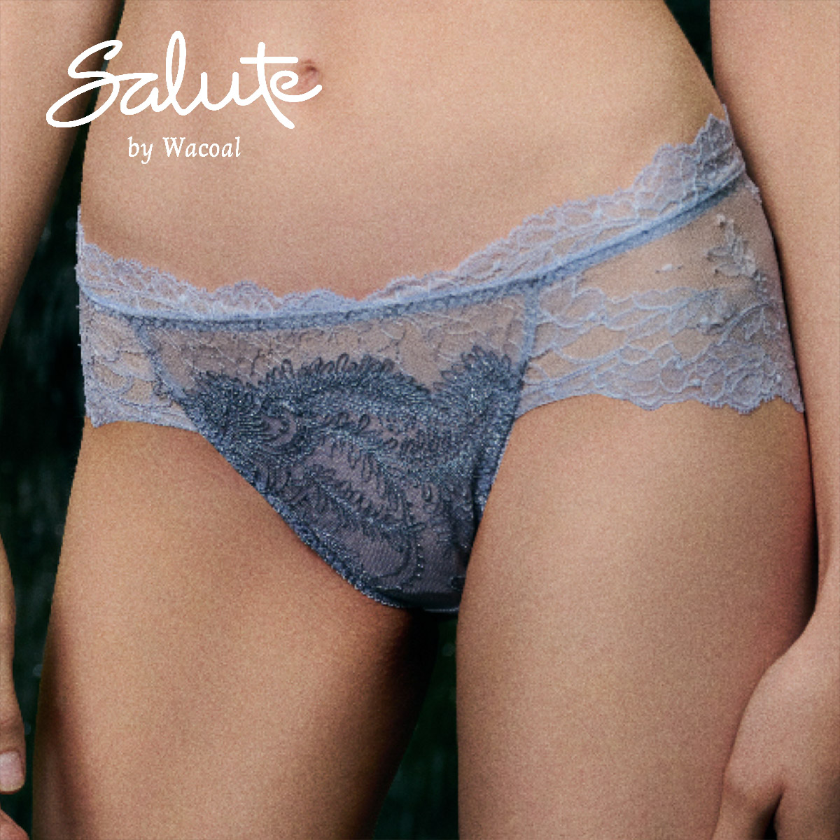 Salute莎露特 奢华蕾丝刺绣中低腰三角内裤女 LP3143