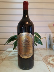 巴顿龙船干红葡萄酒5L大酒10斤装金属标蜡封瓶盖法国原瓶进口包邮