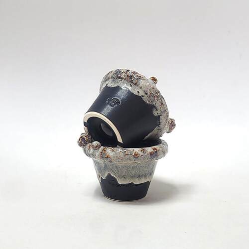 TeeUM韩国花盆釉烧纯手工