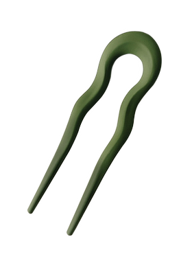 盘发丸子头秦哲磨砂发簪