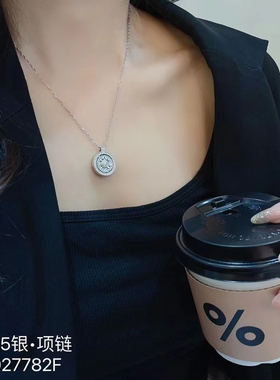 小众设计复古冷淡风S925纯银项链女独特气质锁骨链高级感轻奢颈链