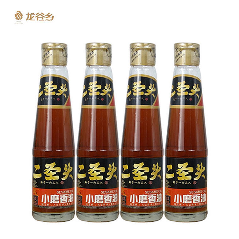 山西特产二圣头小磨香油260ml/瓶纯正农家芝麻油家用凉拌菜