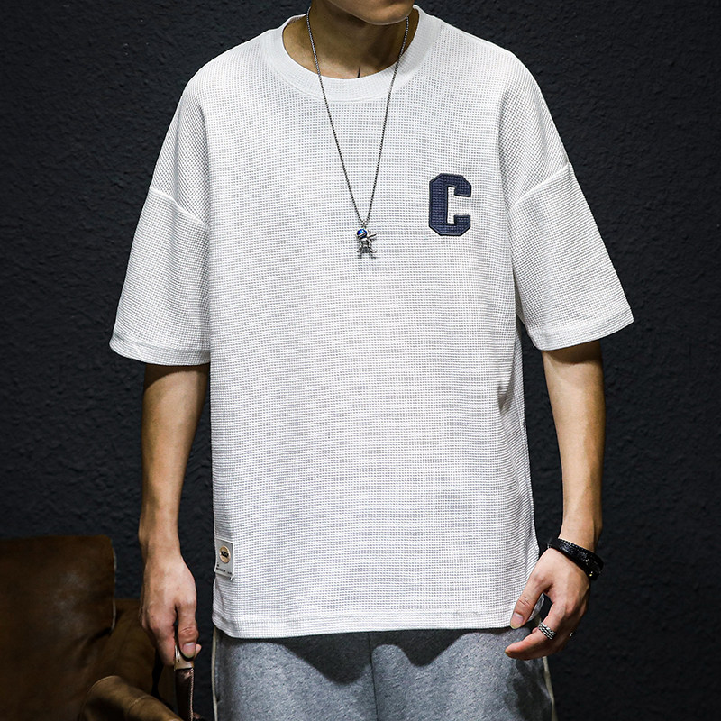 短袖T恤男夏季2022休闲圆领半袖体恤衣服打底衫上衣t宽松在类目 男装, T恤中 - 来自Buy2taobao.com提供专业的淘宝代购服务