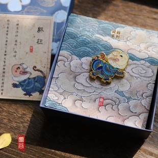 谷妖 胸针 原创非遗设计贵州礼物苗绣神兽高档男女情侣小众配饰