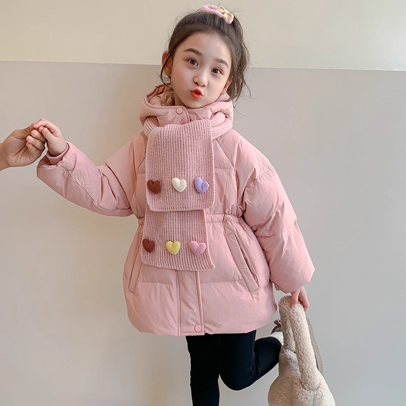 女童羽绒服冬装2025新款