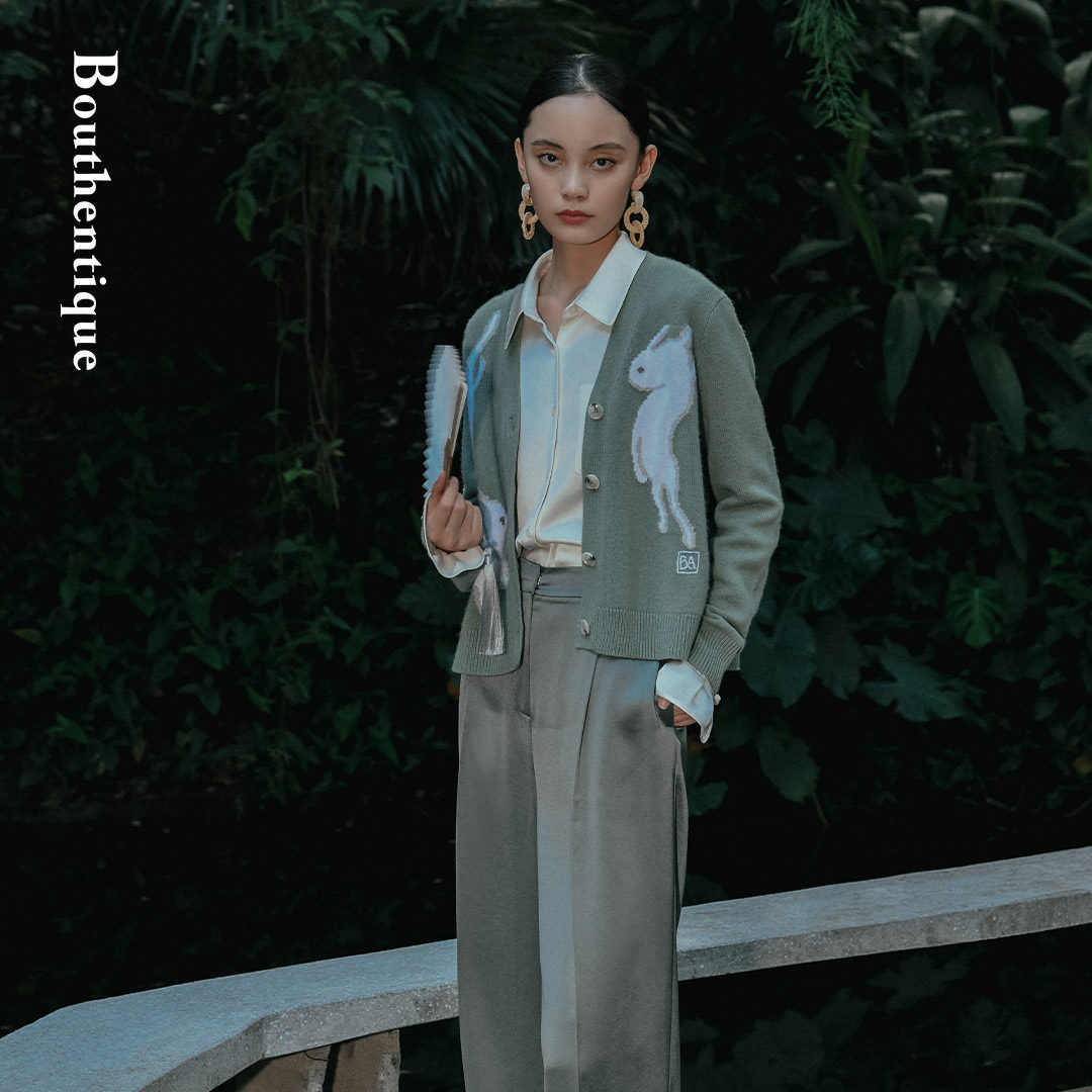 Bouthentique毛织外套