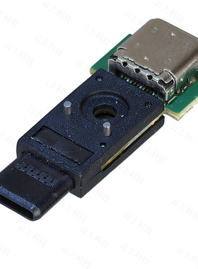 Typec测试模组测试头连接器转接头全塑胶公转母24Pin工厂直销M189