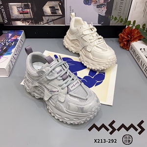 213-292玛莎玛索2026夏季新款透网单网超轻老爹鞋女鞋休闲运动鞋