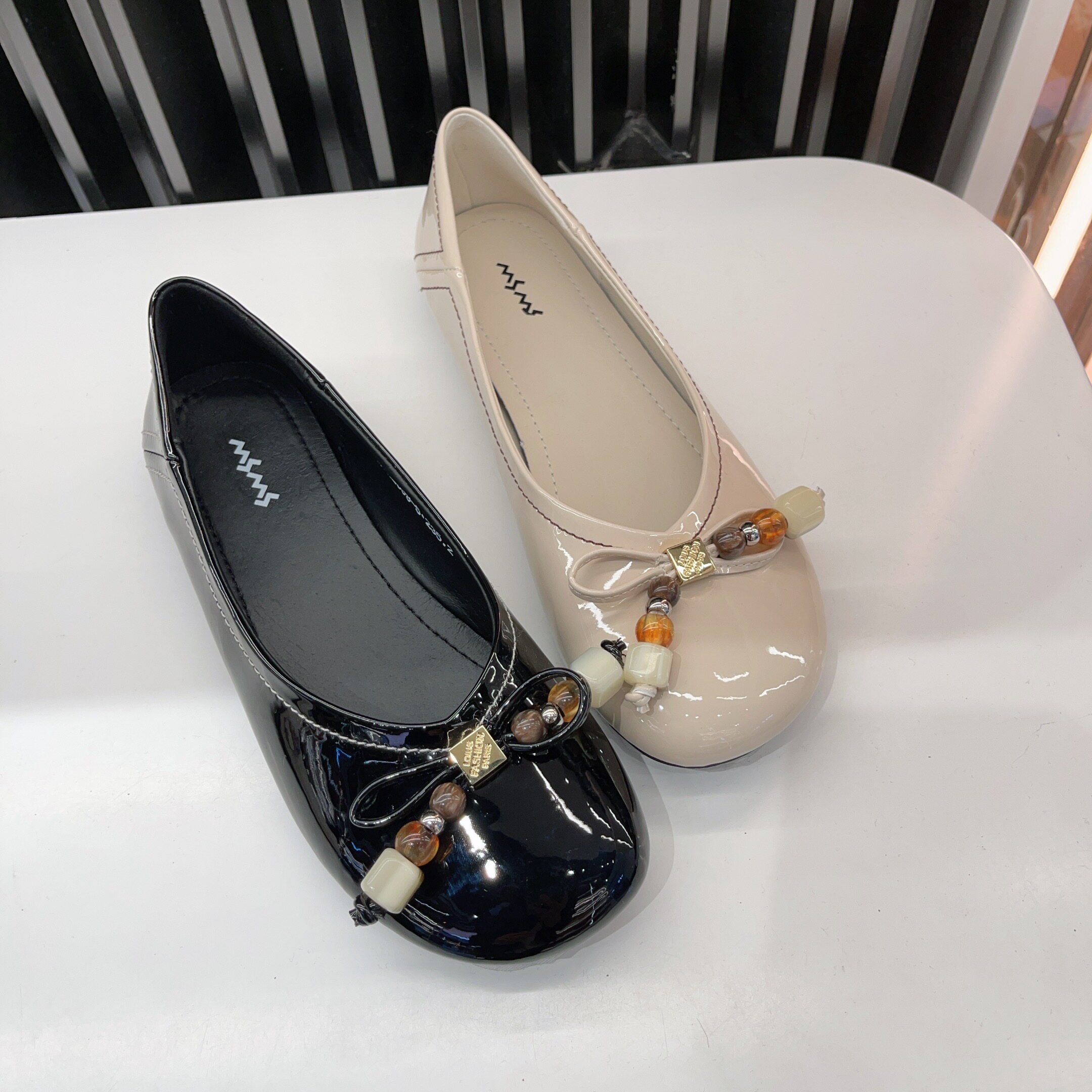 2699-5玛莎玛索2026春夏新款女款乐福鞋女鞋单鞋漆皮瓢鞋浅口鞋女